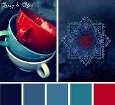 Colours that go well with royal blue and red tone combination palettes ` collect #857b7f #1356c0 #1fdef5. Color Inspirations Berry Blue Stitchpunk Red Colour Palette Apartment Color Schemes Blue Color Schemes