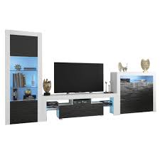 Maybe you would like to learn more about one of these? Milano Set 160 Bk 2d Modern White Wavy Wall Unit Entertainment Center By Meble Furniture