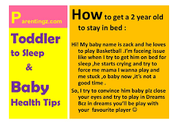 Some parents find it helpful to introduce the idea of a child staying in their own bed with a celebration. Parentingz Com P Regnancy Tips How To Get My Toddler To Sleep In Her Own Bed T Oddler Guide Ppt Download