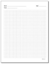 Printable Graph Paper With Name Block