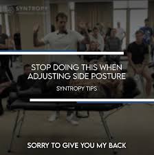Hey there Syntropy family here’s a quick video of the “Stop Doing THIS When  Adjusting Side Posture!", 💪🏼, #chiropracticcare #chiropractor #dropin  #syntropy #syntropychirotraining #whitebeltmentality ...
