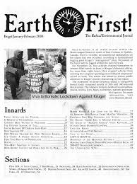 Suggested citation: Dan, Samantha, Sprig, and Turtle, eds., Earth First!  24, no. 2 (1 January 2004). Republished by the Environ