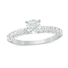 1 Ct T W Diamond Engagement Ring In 14k White Gold Zales Receipt information is entered and published by the merchant;
