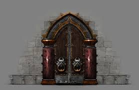 Castle Door Daniel Jimenez Villalba Castle Doors Conceptual Artwork Medieval Door