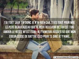 Mon unique et tendre amour. Message Amour J Ai Tout Sauf Toi