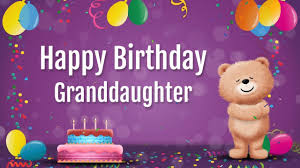 Grandchild birthday greetings for granddaughter. Flowers Hugs Kisses To Wish Your Granddaughter A Happy Birthday Youtube