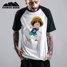 One piece anime shirt for sale. Anniversary Sale Boutique T Shirt Hombre Anime Uachmmmm One Piece Pirate King Baby Luffy Japan Style Short Sleeve T Shirts Men T Shirts Aliexpress