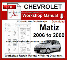 What is electrical wiring diagram: Chevrolet Matiz 2006 To 2009 Workshop Manual Repair Manuals Daewoo Chevrolet