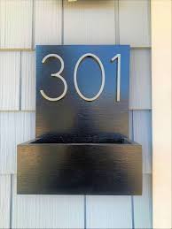A address planter plaque, is a minor detail to beautify your home. Diy Modern House Number Sign With Planter Box Hometalk