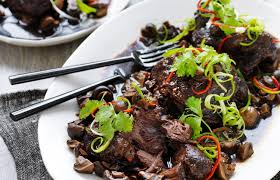 Do you want to learn how to cook the best chinese beef and broccoli just like they make it a chinese restaurant. Asian Style Slow Cooked Beef Cheeks With Mushrooms Recipe Myfoodbook