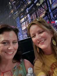 Wishing Barbara Riesberg a great time at a music event