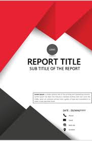 Cover Page Template In Word For Report Download Design Templates Page De Garde Word Dossier De Presentation Modele De Page