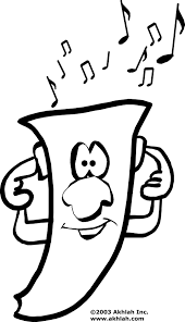Shofar Coloring Pages Getcoloringpages Com