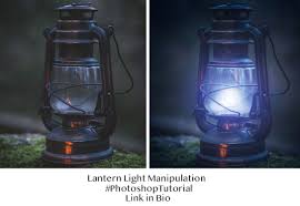 Lantern Light Manipulation Photoshop Tutorial Photoshop Tutorial Vintage Photoshop Actions Photoshop Tutorials Free