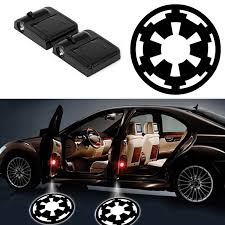 2 Star Wars Imperial Insignia Wireless Led Car Door Projectors Car Batman Light Lighting Logo