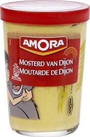 Amora Moutarde Dijon Verre Decore 195gr Mosterd