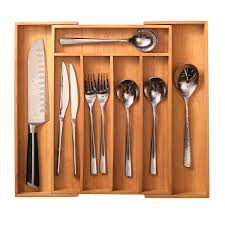 Search industrial kitchen to see other items in the collection. 6 Mo Finance Oridom Bamboo Expandable Drawer Organizer Expandable Abunda