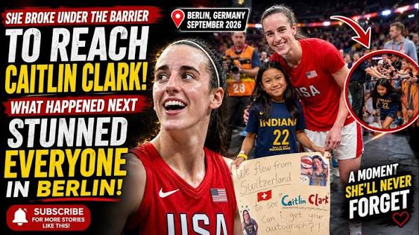She Broke Under the Barrier to Meet Caitlin Clark — What Happened Next Left Everyone SPEECHLESS 😱 - YouTube