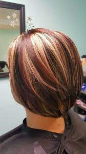 Found On Bing From Www Pinterest Com Short Hair Highlights Burgundy Hair Blonde With Red Highlights