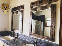 Black framed mirrors for bathroom bonellibsd co. Rustic Distressed Mirror Wall Mirror Bathroom Mirror Rustic Etsy