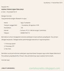 Berikut contoh surat lamaran pekerjaan terbaru 2019 resmi yang baik dan benar dengan format formal yang bisa anda unduh untuk melamar di perusahaan bumn. Contoh Surat Lamaran Kerja Di Cu
