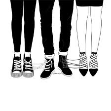 Love Triangle Art Print By Henn Kim Triangle Art Black And White Illustration Triangle Love