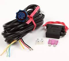 Use the lowrance wiring harness (buy another one for installing on the boat, $25 or so). Data Cable For Power Lowrance Hds Display