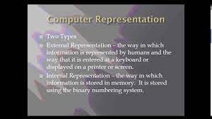 Converting from the local representation to xdr is called encoding. Introduction To Computer Science Data Representation Youtube