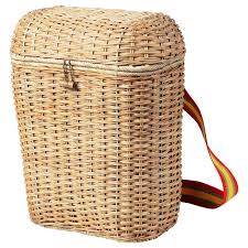 Solblekt Backpack Rattan Ikea In 2020 Rattan Ikea Backpacks