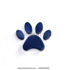 Paw Pet Blue Color 3d Render Illustration Animal Background Cartoon Design Dog Graphic Icon Illustration Paw Pet P Blue Color Color Illustration