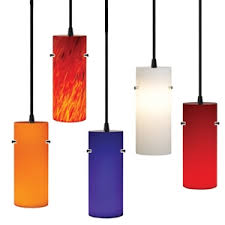 Cylinder Case Glass Shade For Track Pendant Light Ofg10