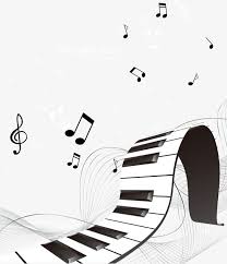 Black And White Music Notes Drawing Black And White Piano Keys And Musical Notes Png And Vector In 2020 Music Art Diy Piano Keys Music Drawings