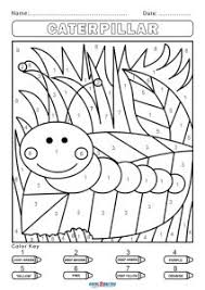 Get free printable coloring pages for kids. Free Color By Number Worksheets Cool2bkids