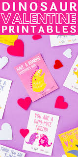 3 part cards, beginning sounds, matching cards, read write. Printable Dinosaur Valentine Cards Sugar And Soul