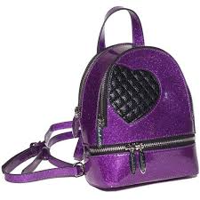 lux de ville mini sweetheart backpack electric purple sparkle 87 aud liked on polyvore featuring bags backpacks womens backpack backpacks purple backpack