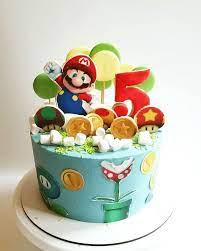 My first concept design was to cut out 2 inch squares but then after drawing it out it would have been a 2 by 3 foot cake. Mario Cake Design Images Mario Birthday Cake Ideas