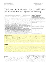 Find 41 ways to say health, along with antonyms, related words, and example sentences at thesaurus.com, the world's most trusted free thesaurus. Pdf The Impact Of A National Mental Health Arts And Film Festival On Stigma And Recovery