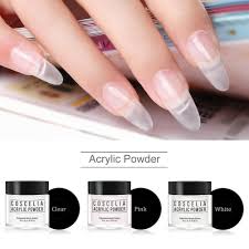 Need some nail design inspiration for your short nails? Acrylic Powder Nail Art Design Clear Pink White Nail Extension Tools Carving Crystal Mer 3d Nail Art Buy At A Low Prices On Joom E Commerce Platform