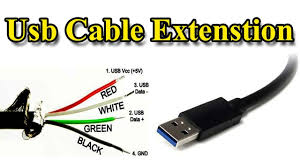 Usb Cable Extension Different Wire Color
