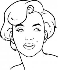 How To Draw Marilyn Monroe Easy Step 8 Marilyn Monroe Drawing Pop Art Marilyn Marilyn Monroe Art
