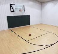 ProGym Basketball Court Flooring - Easy Interlocking Vinyl Planks - Maple,  4" x 36"