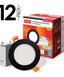Ostwin 4 Inch Ultra Thin Led Recessed Ceiling Light With J Box 12w 60watt Eqv Dimmable Ic Rated Color Temperature Farmhouse Goals