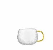 ODM OEM 410ml Hammered Glass Tea Cup Milk Glass Mug,410ml ...