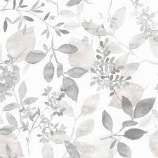 Nuwallpaper Nus3144 Grey Breezy Peel Stick Peel And Stick Wallpaper Amazon Com In 2020 Botanical Wallpaper Watercolor Wallpaper Wallpaper Samples