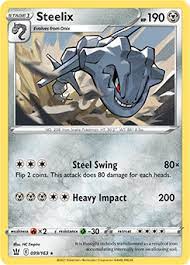 Steelix (near mint) the card stand. Steelix Battle Styles Tcg Card Database Pokemon Com