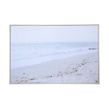 Shoreline Framed Canvas Kmart In 2020 Canvas Frame Canvas Print Wall Wall Prints