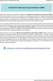 Hp printer install wizard for windows 7 hppiw. Manual Da Impressora Hp Photosmart C Pdf Free Download