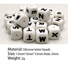 Free printable for the dice included. 50pcs 12mm Silicone Alphabet Letter Beads Cube 26 Silicone Letter Beads For Mom Necklace Diy Beading Jewelry Making Name Bracelets Necklaces Accessories Toys Hobbies Toys Games Lapeau Com Co