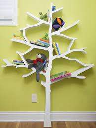 Whimsical Tree Bookcase In Contemporary Nursery Kids Room Nursery Bookshelf Tree Bookcase