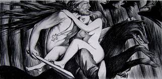 Авторские галереи - Тихонов Игорь Всеволодович  Иван Царевич, Василиса  -Прекрасная, Серый волк  Графика [Фэнтези]